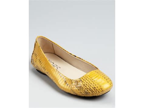 michael kors city ballet flats reviews|michael kors snakeskin flats.